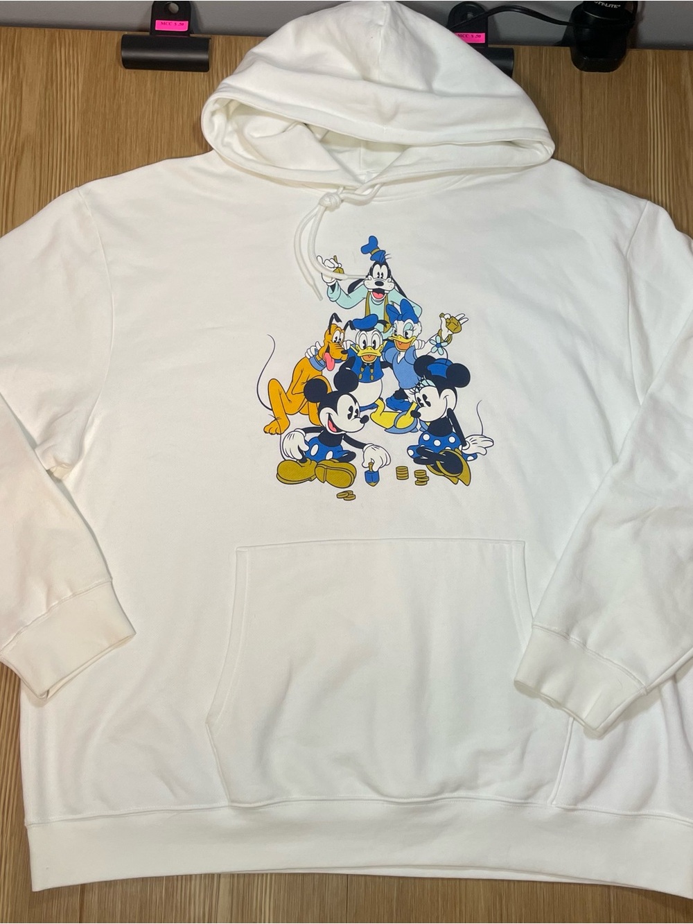 Disney Parks Mickey Mouse Friends Hanukkah Dreidel Gelt Graphic Hoodie 2XL